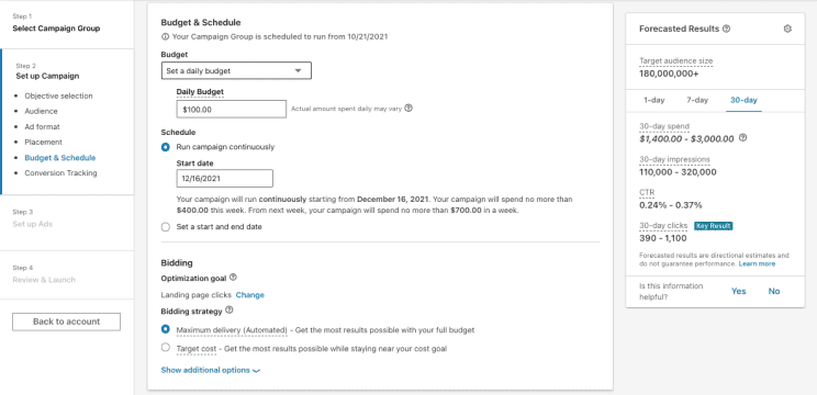 a screen shot of the settings for a wordpress website.